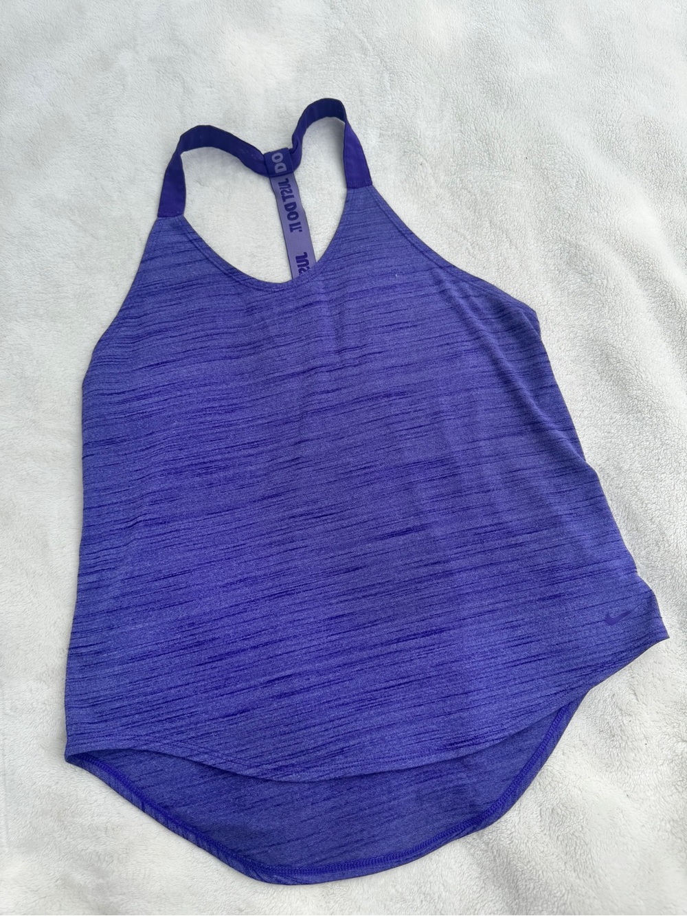 Nike Dri-FIT Purple Racerback Workout Tank Medium